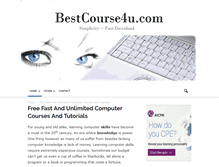 Tablet Screenshot of bestcourse4u.com